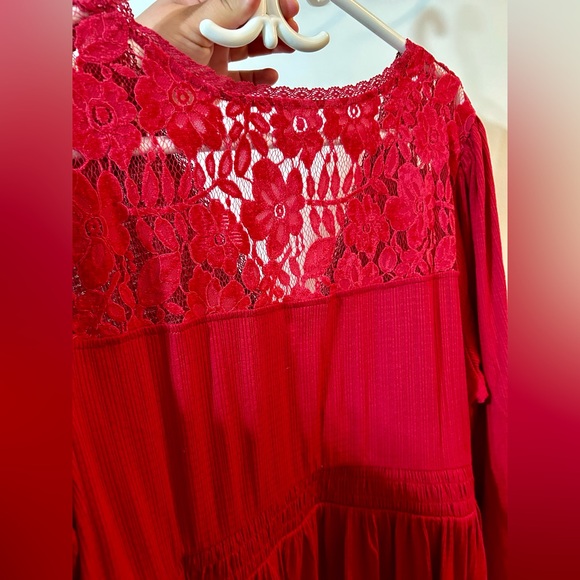 Torrid Textured V-Neck Babydoll - Picture 5 of 7